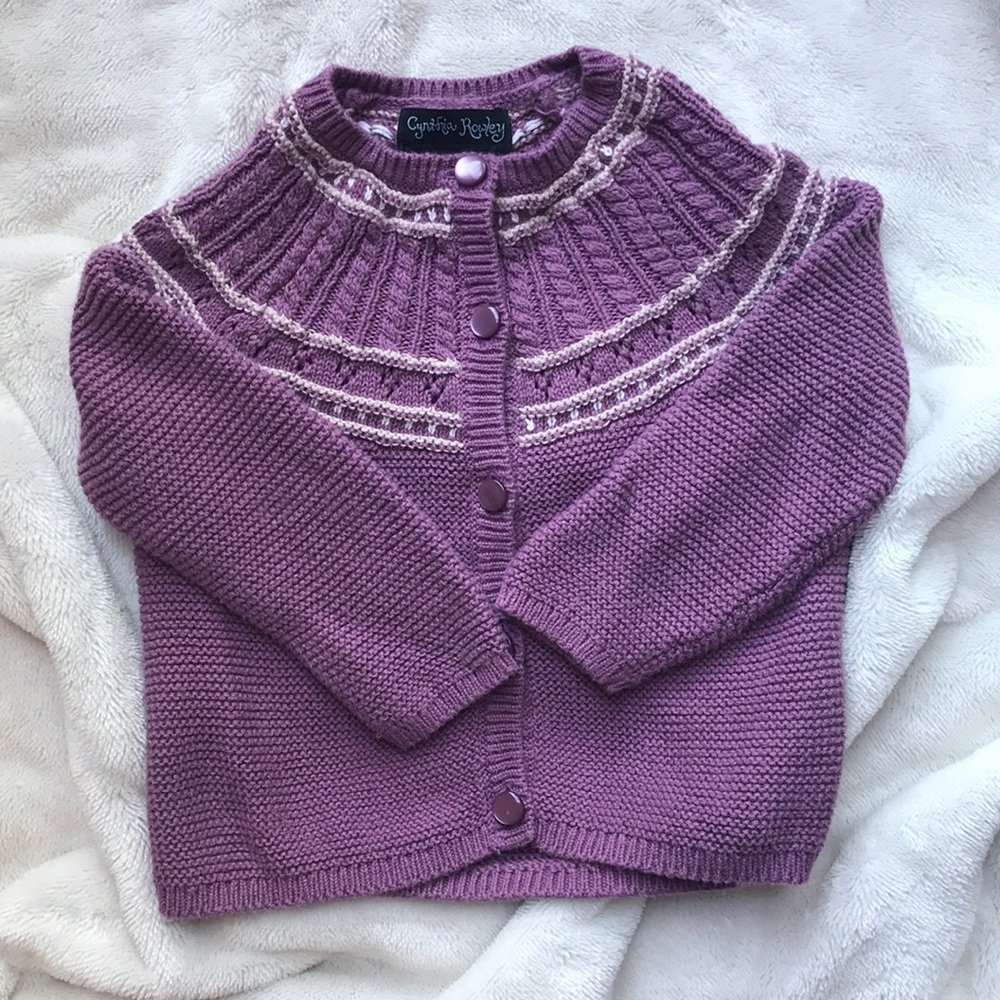💝Cynthia Rowley lavender sweater